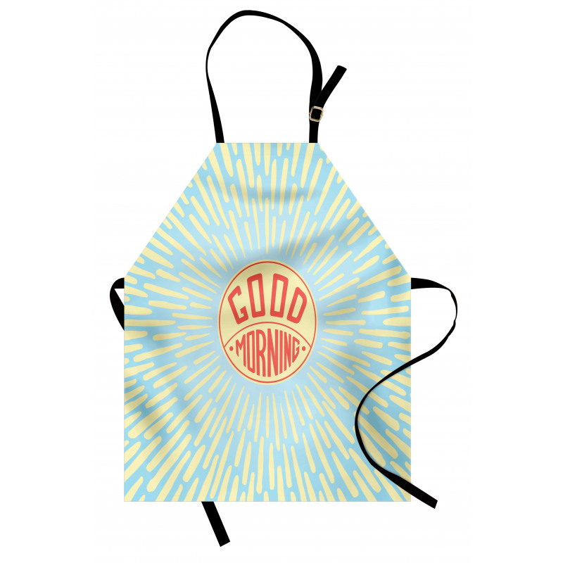 Greeting Text Apron