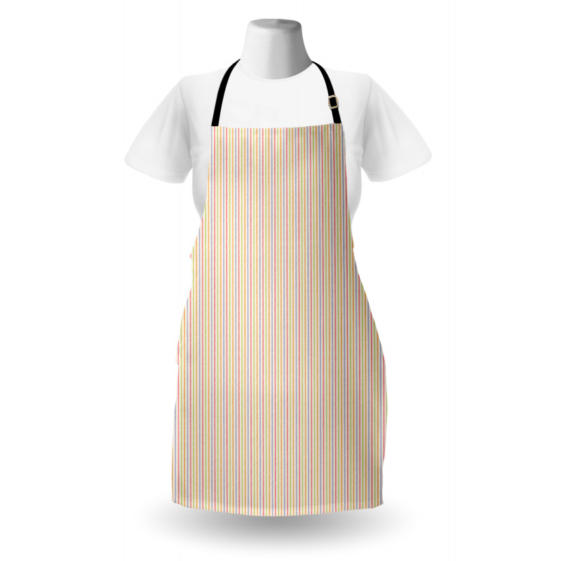 Crayon Stroked Soft Lines Apron