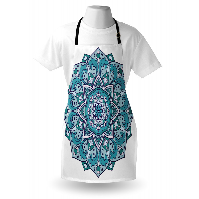 Curly Eastern Flower Apron