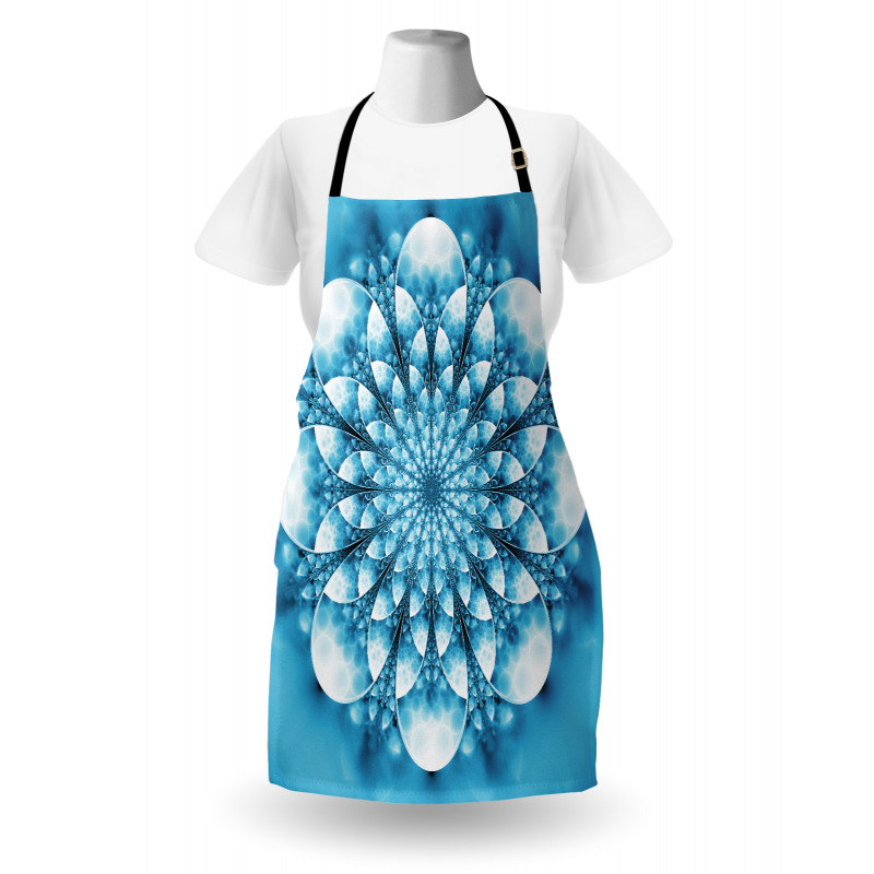 Abstract Exotic Flower Apron