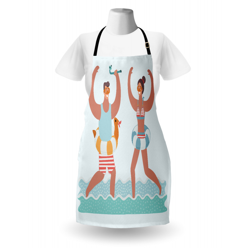 Beach Vibes with Swim Ring Apron