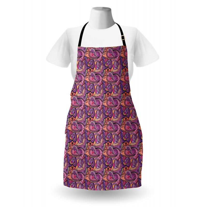 Modern Marbling Art Design Apron