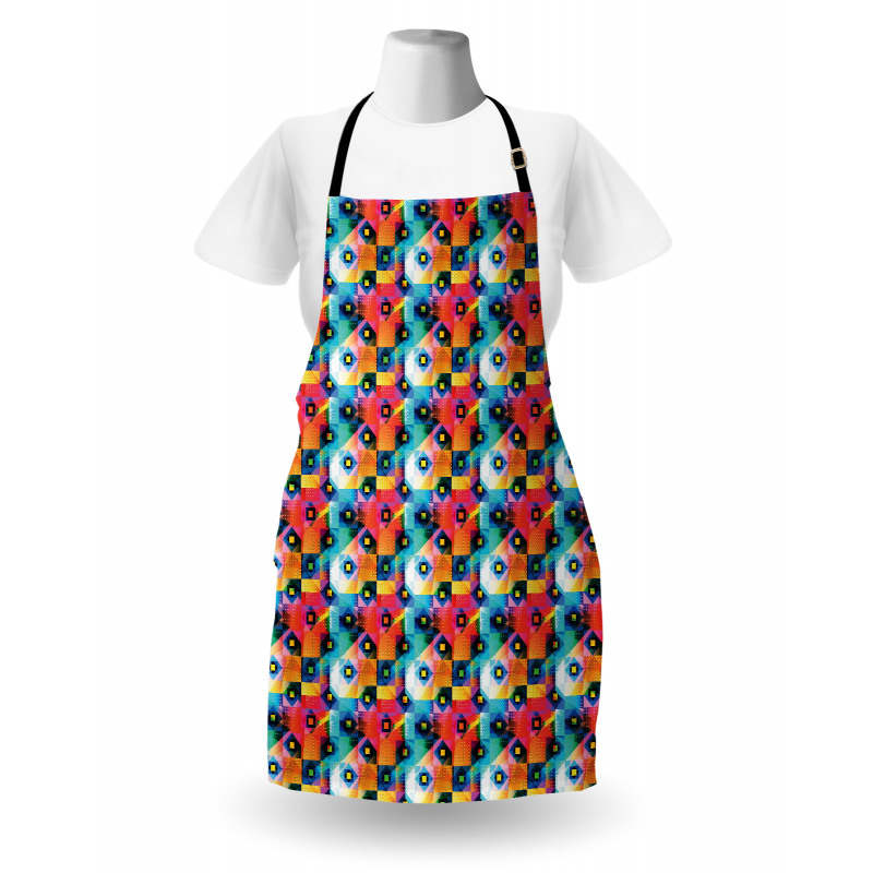 Diamonds and Dot Apron