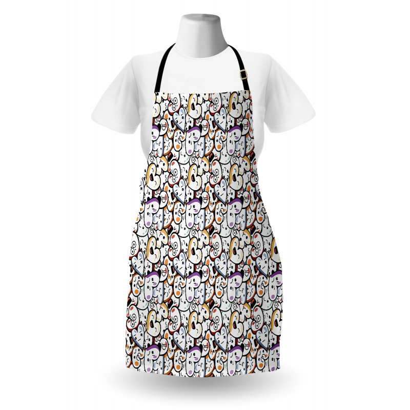 Valentines Day Themed Hearts Apron