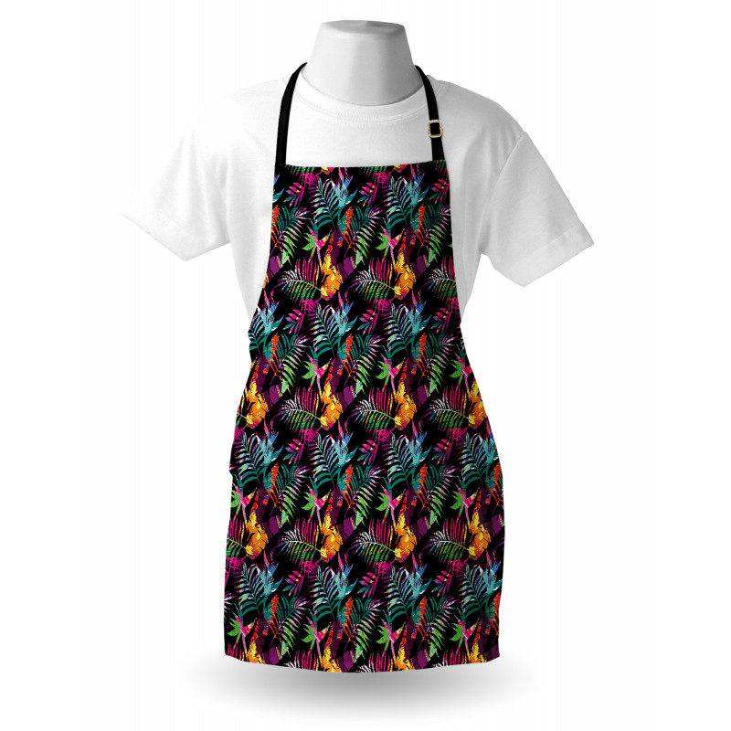 Blooming Flowers and Foliage Apron