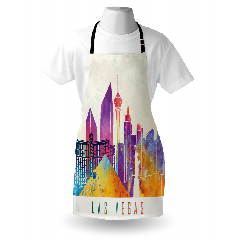 Colorful Landmarks Design Apron