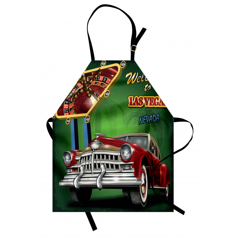 Retro Car Roulette Table Apron