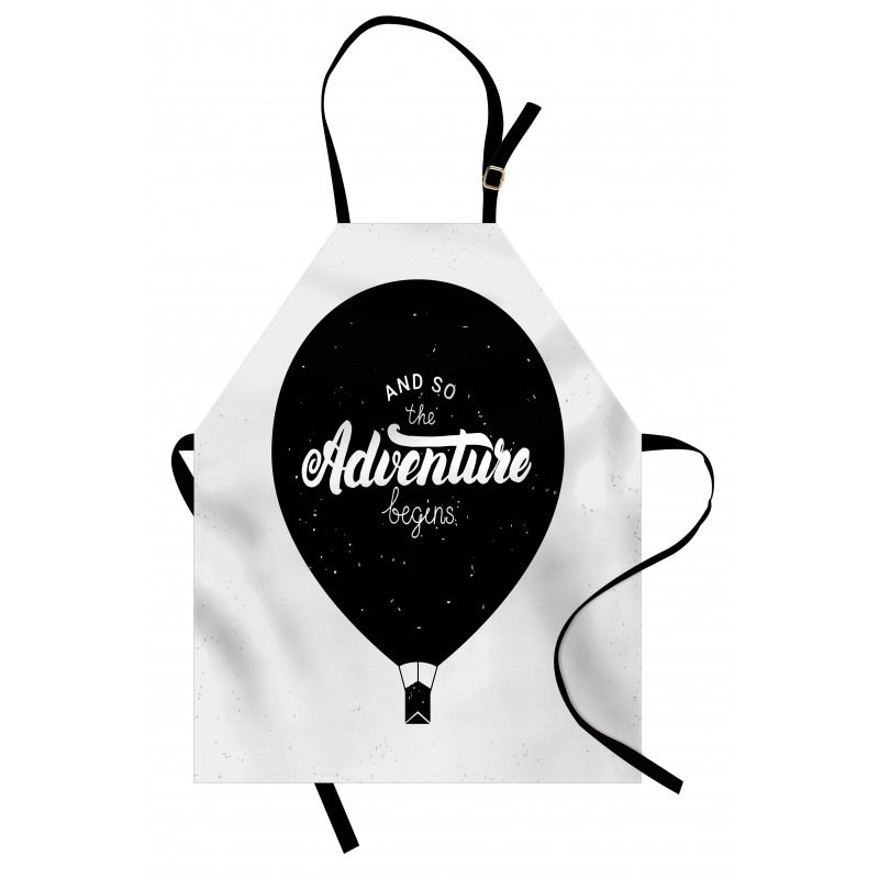 Hot Air Balloon with Phrase Apron