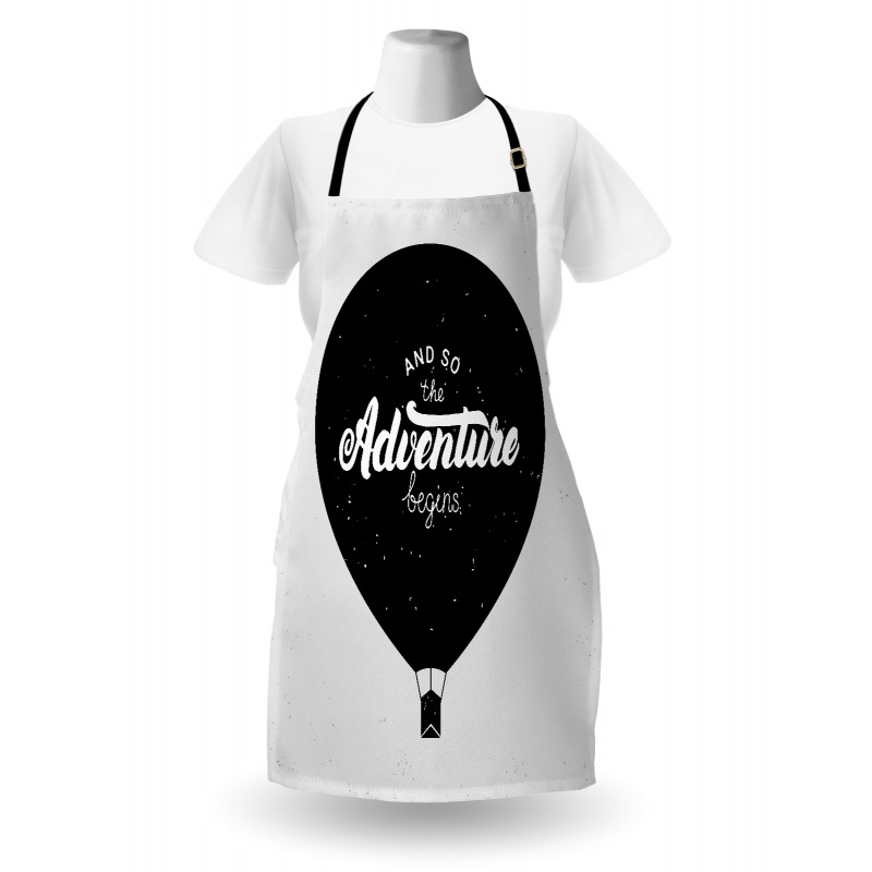 Hot Air Balloon with Phrase Apron