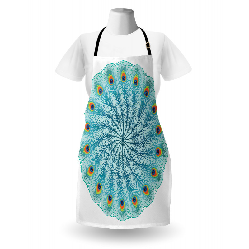 Peafowl Feathers Apron