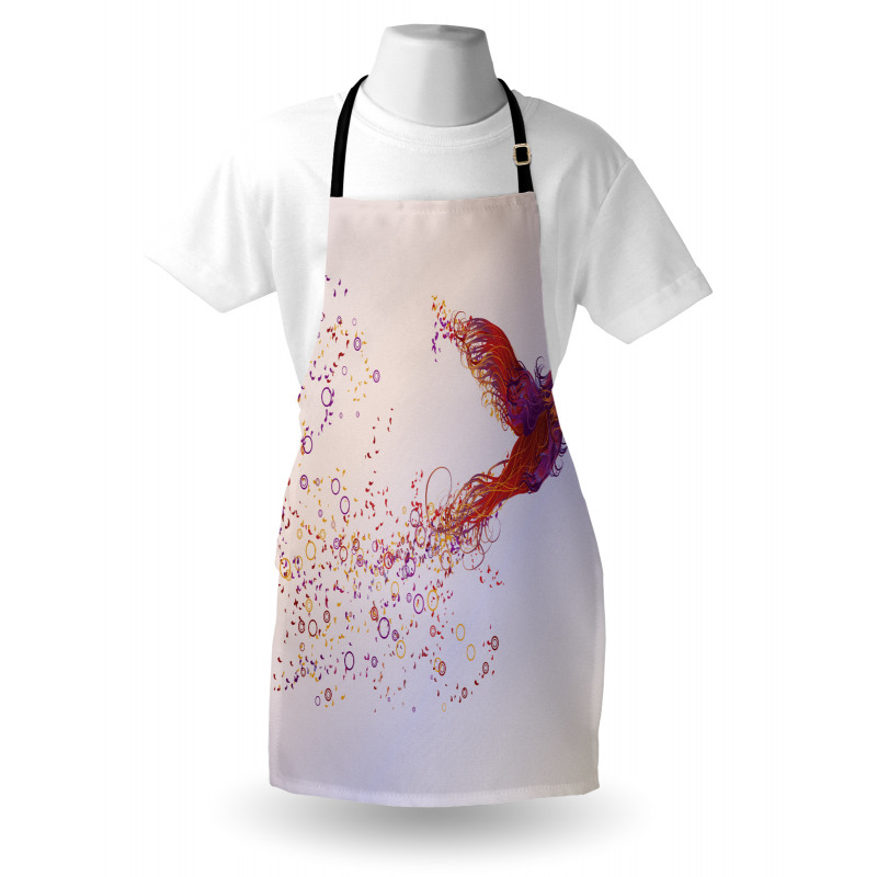 Abstract Hummingbird Apron