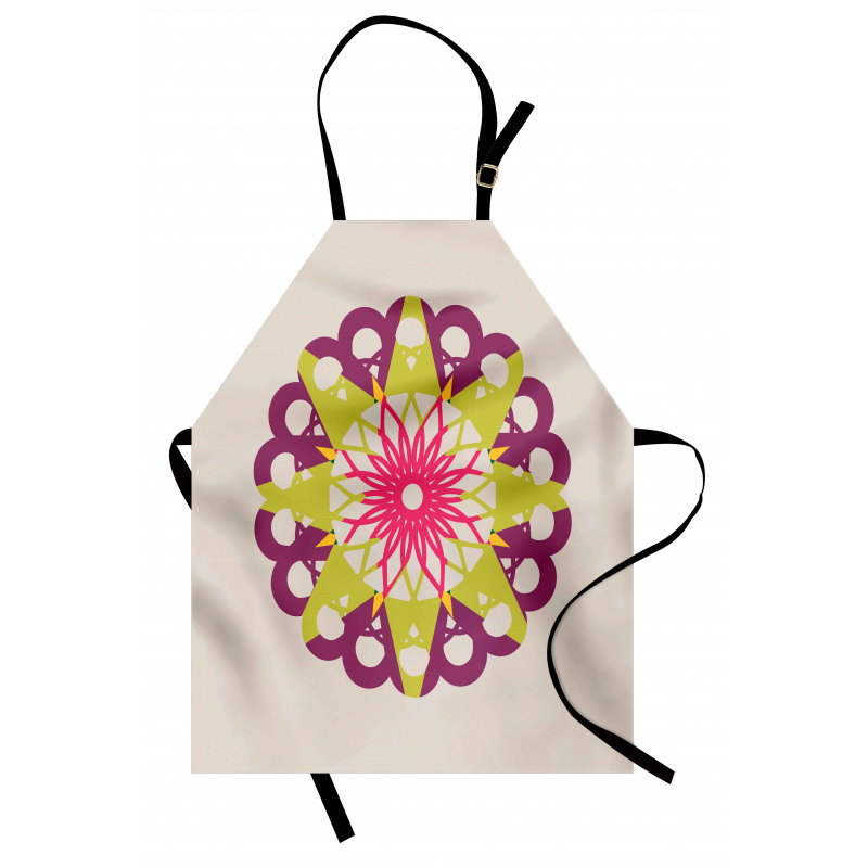 Triangles Half Circles Apron