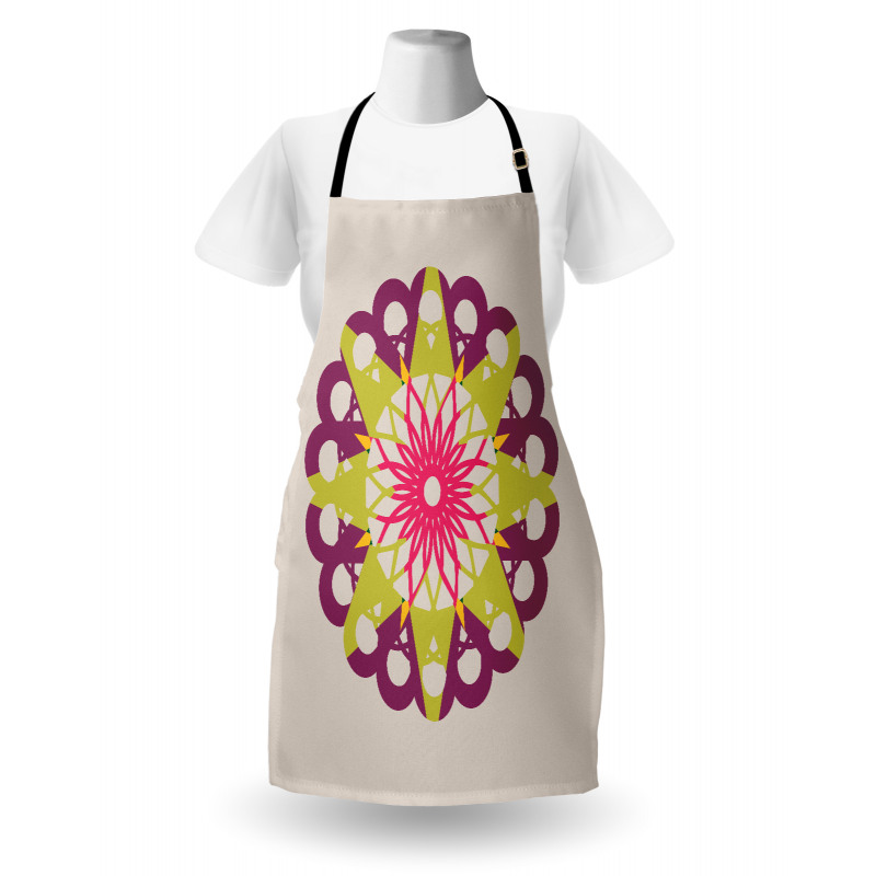 Triangles Half Circles Apron