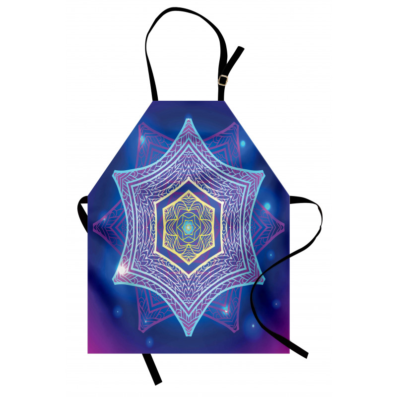 Hexagons and Stars Apron