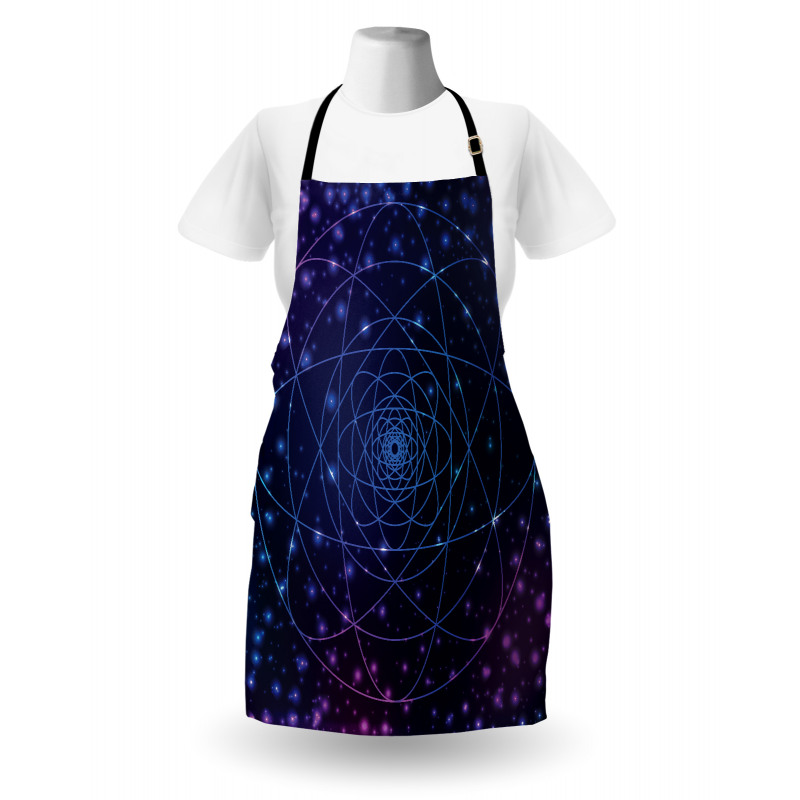 Outer Space Line Art Apron