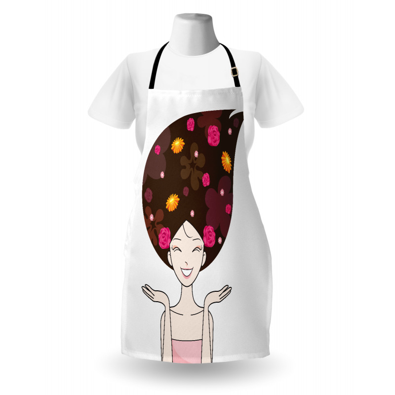 Anime Inspired Woman Apron