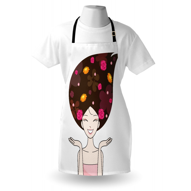 Anime Inspired Woman Apron