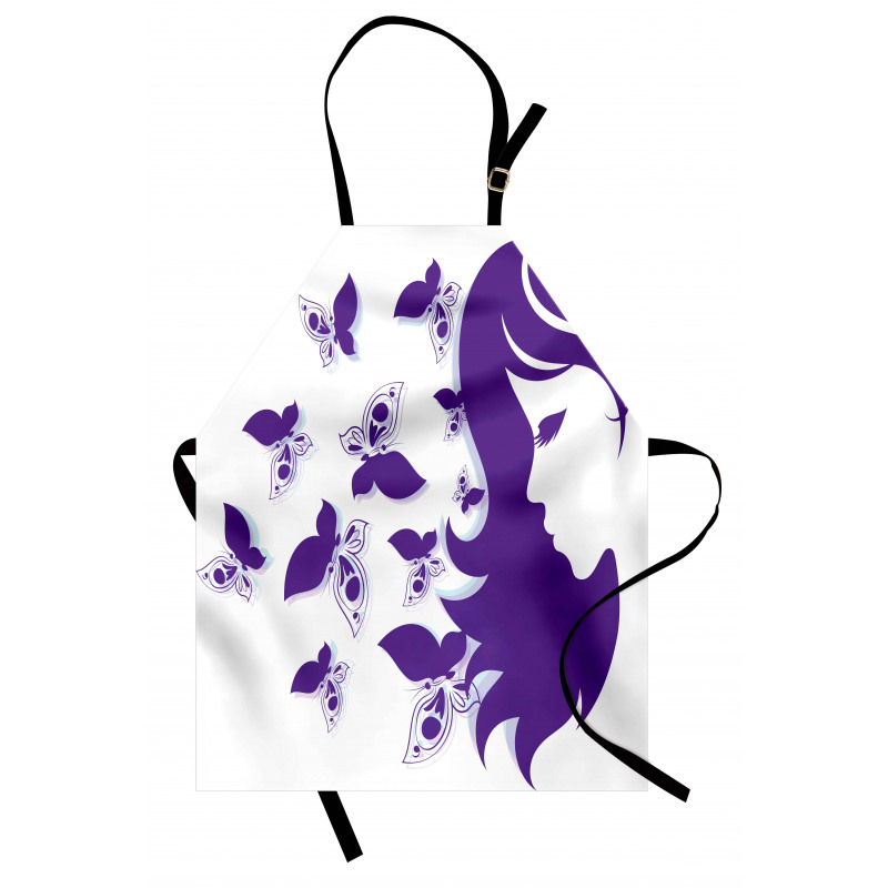 Butterflies and a Lady Apron