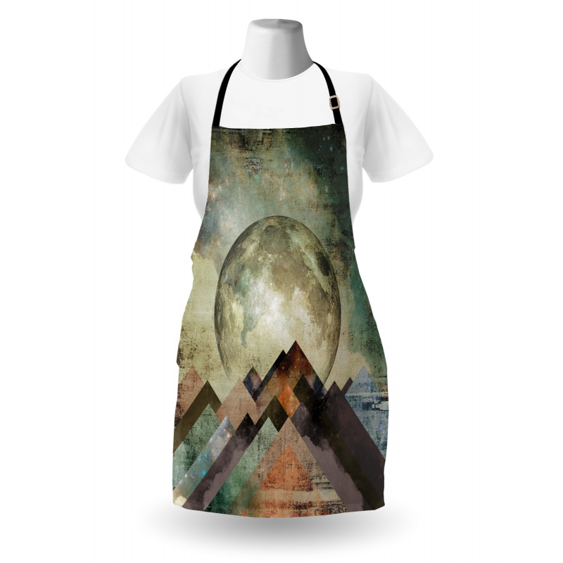 Stripes with Grunge Effect Apron