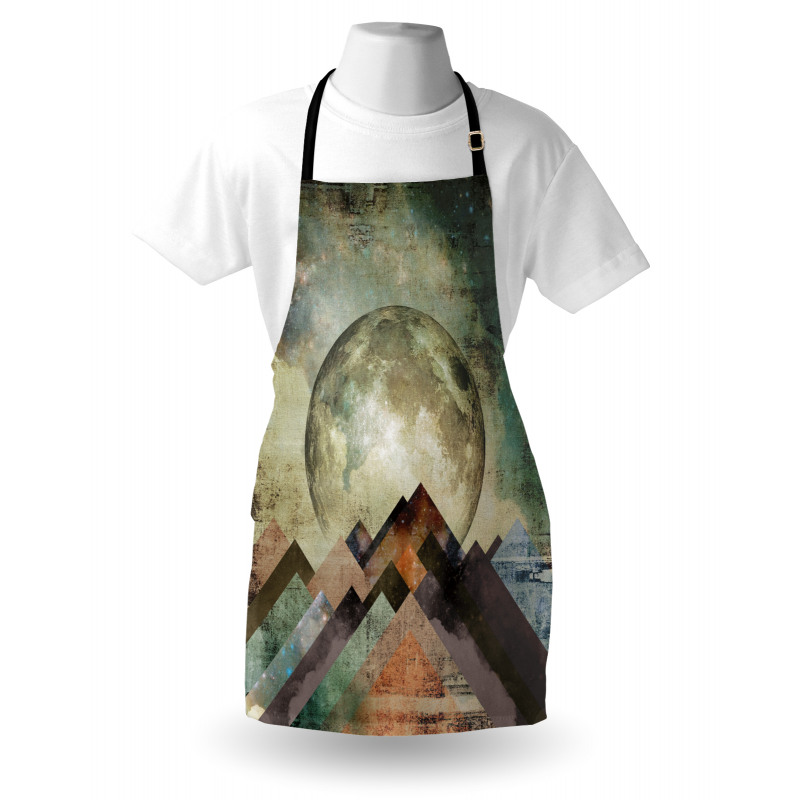 Stripes with Grunge Effect Apron
