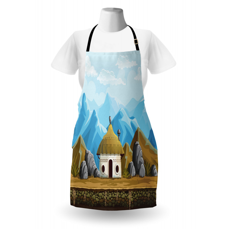 Hut in the Mountains Asia Apron