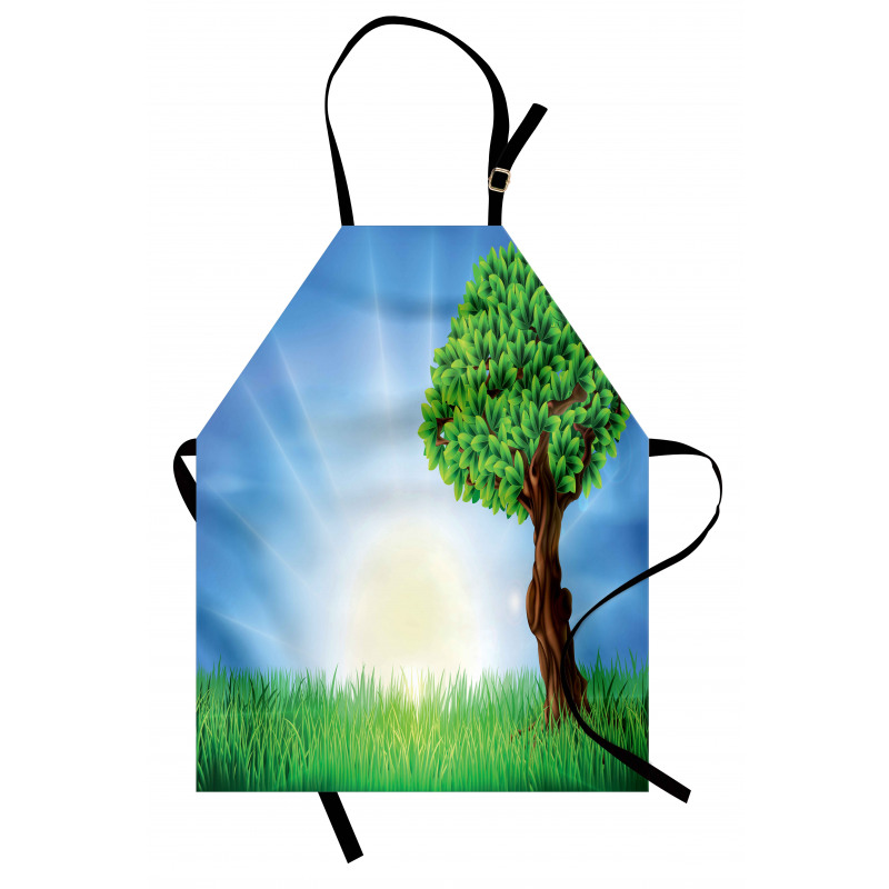 Foliage Leaves Lonely Tree Apron