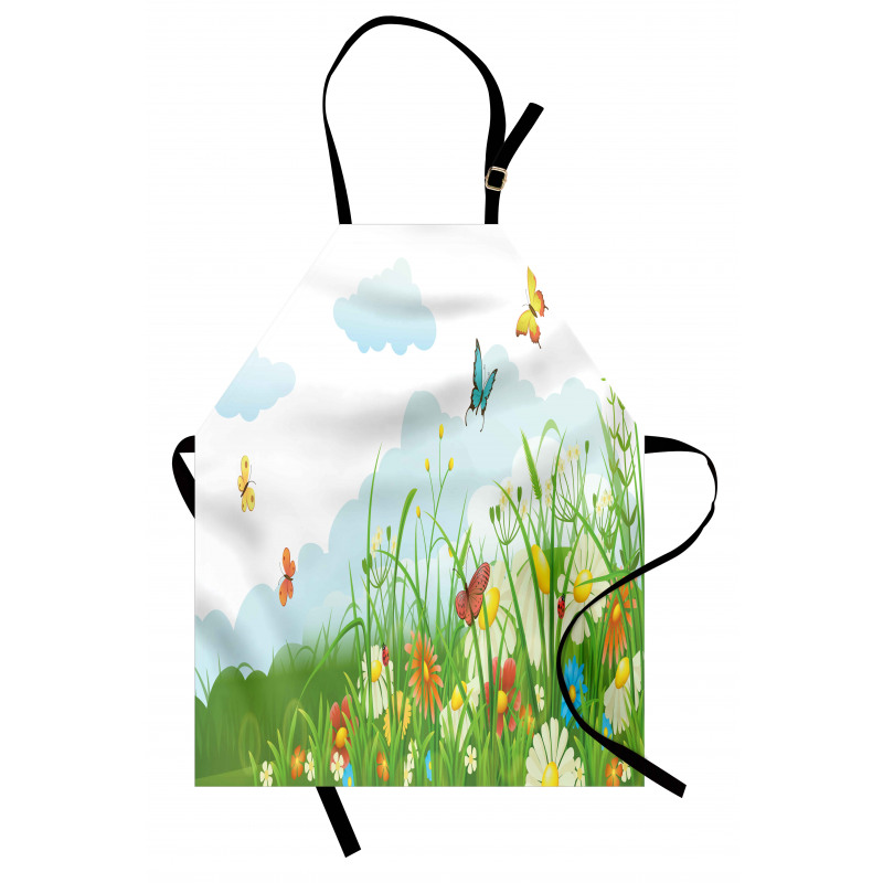 Clouds with Spring Meadow Apron