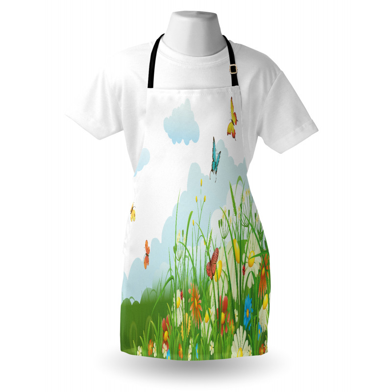 Clouds with Spring Meadow Apron