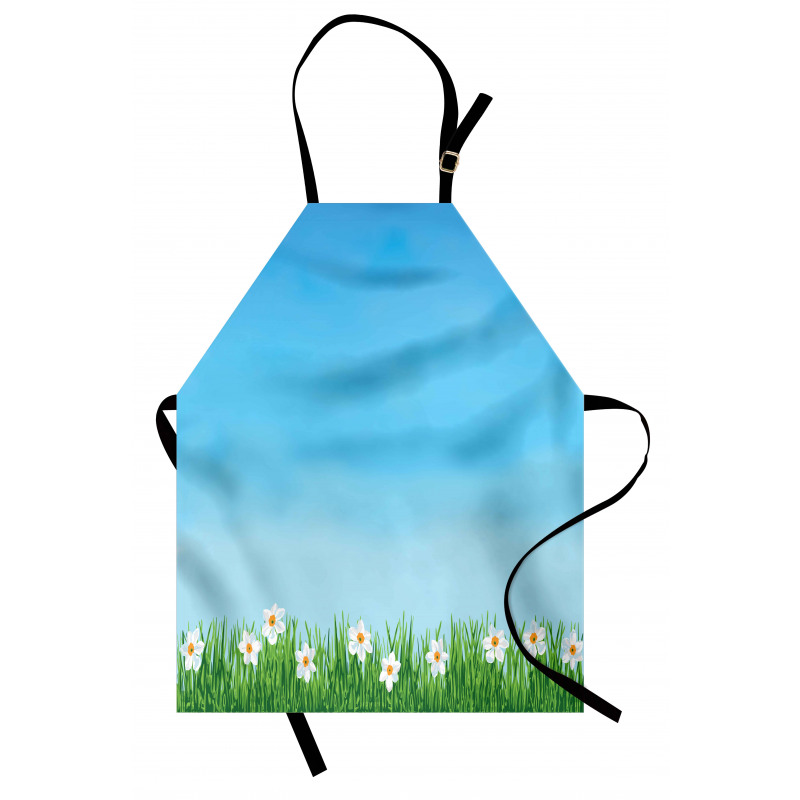 Blue Skies Blurred Background Apron