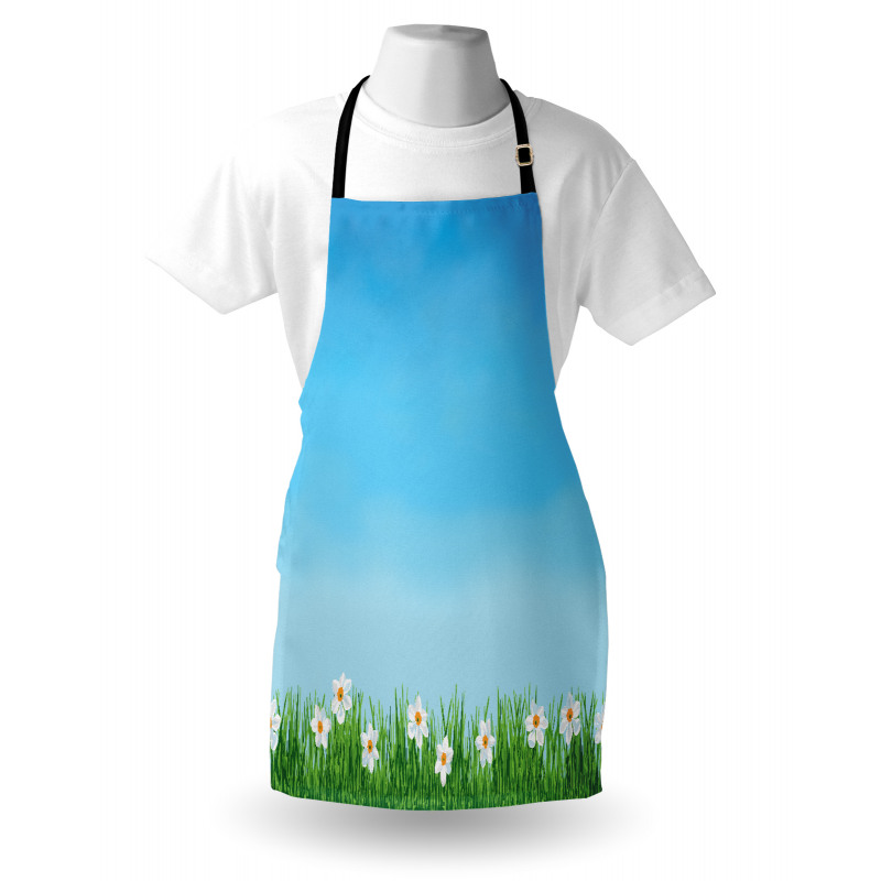 Blue Skies Blurred Background Apron