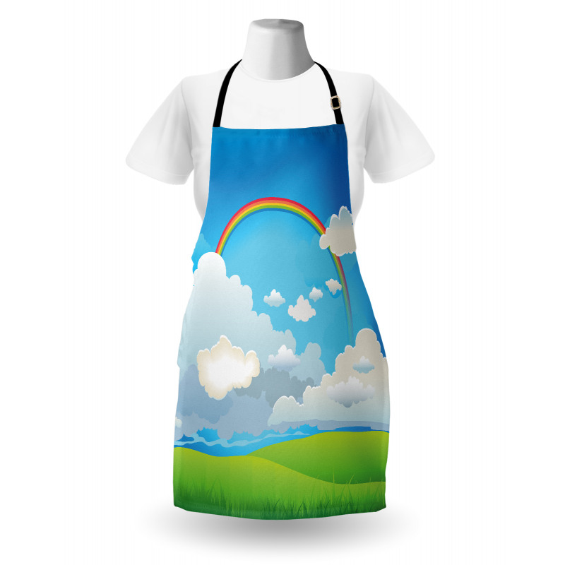 Rainbow and Lonely Tree Hills Apron