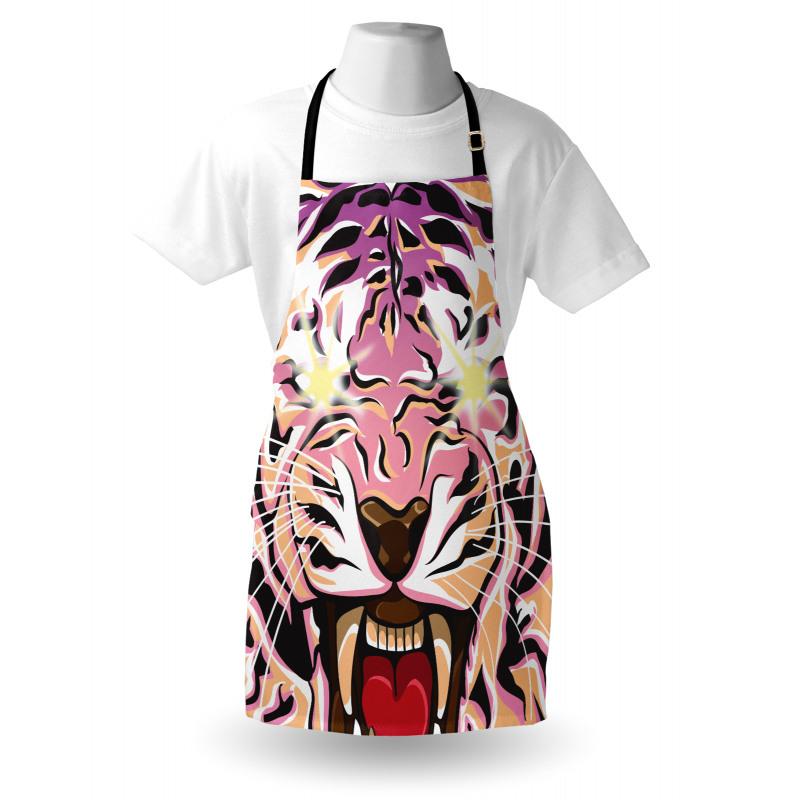 Strong Animal Eyes Apron