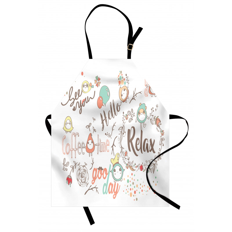 See You Hello Day Text Apron