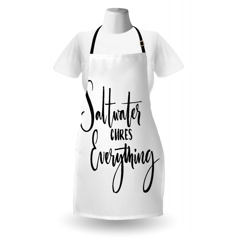 Saltwater Cures Everything Apron