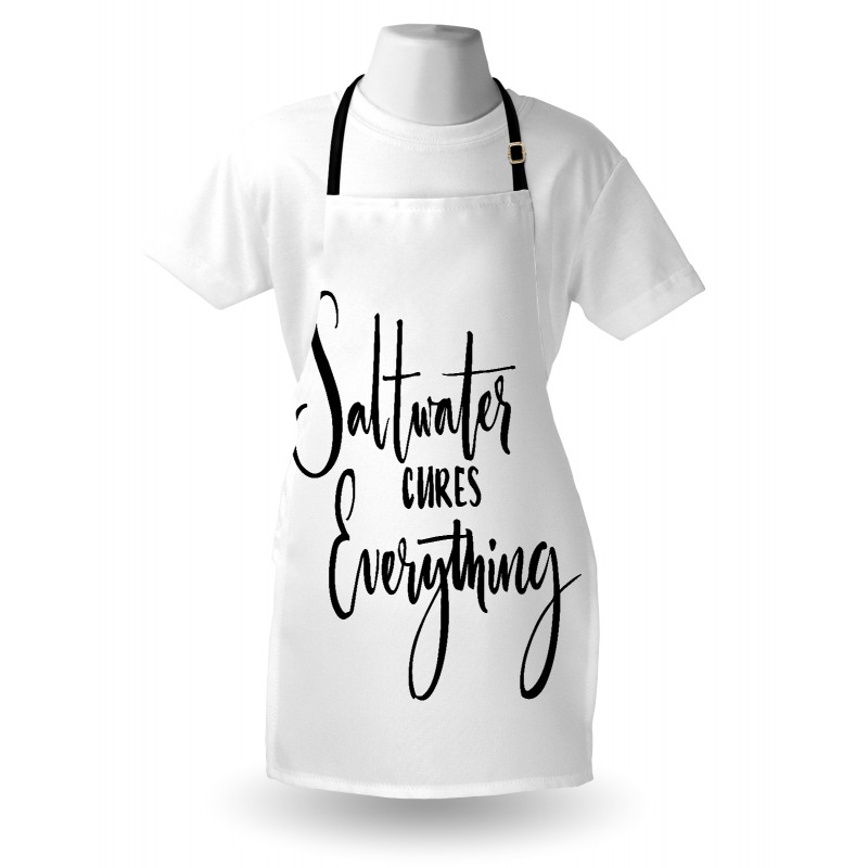Saltwater Cures Everything Apron