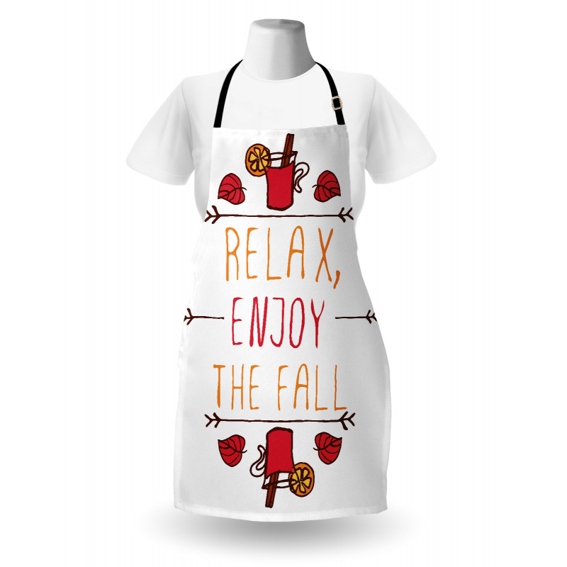 Autumn Concept Relax Enjoy Apron