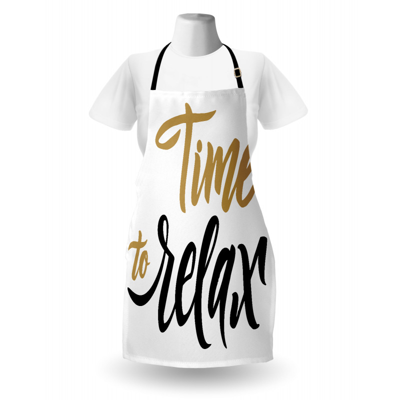 Coffee Time Conceptual Text Apron