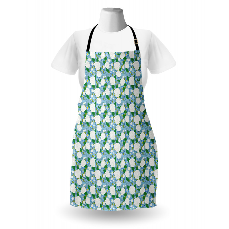 Refreshing Flowers and Birds Apron