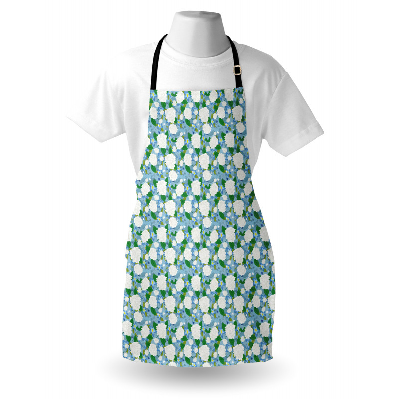 Refreshing Flowers and Birds Apron
