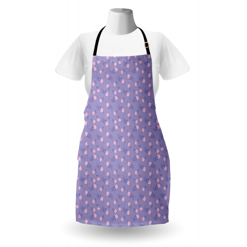 Retro Gramophone Orchids Apron