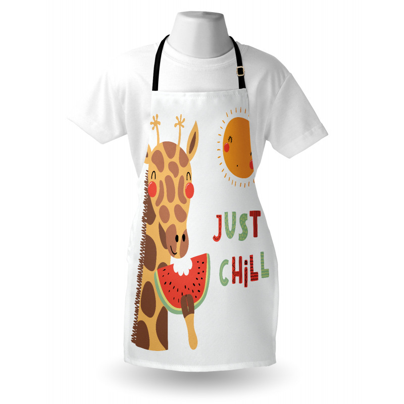 Watermelon Sun Chill Phrase Apron