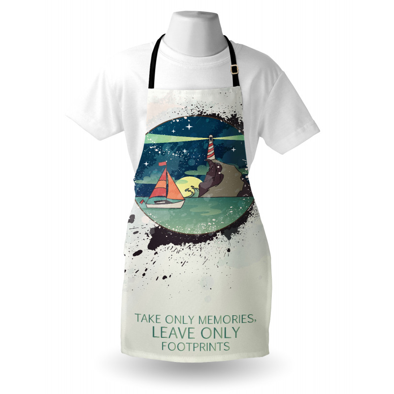 Lighthouse Sailboat Apron