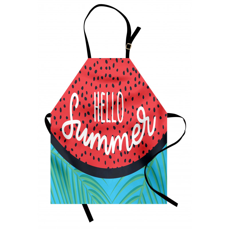 Watermelon Jungle Leaf Apron