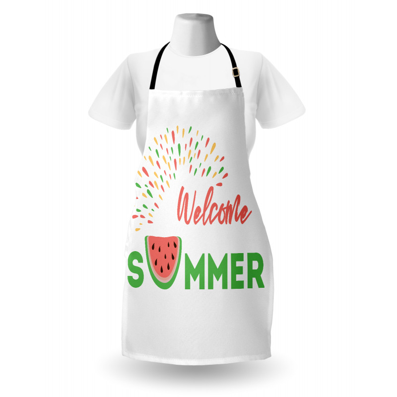 Welcome Summer Theme Apron