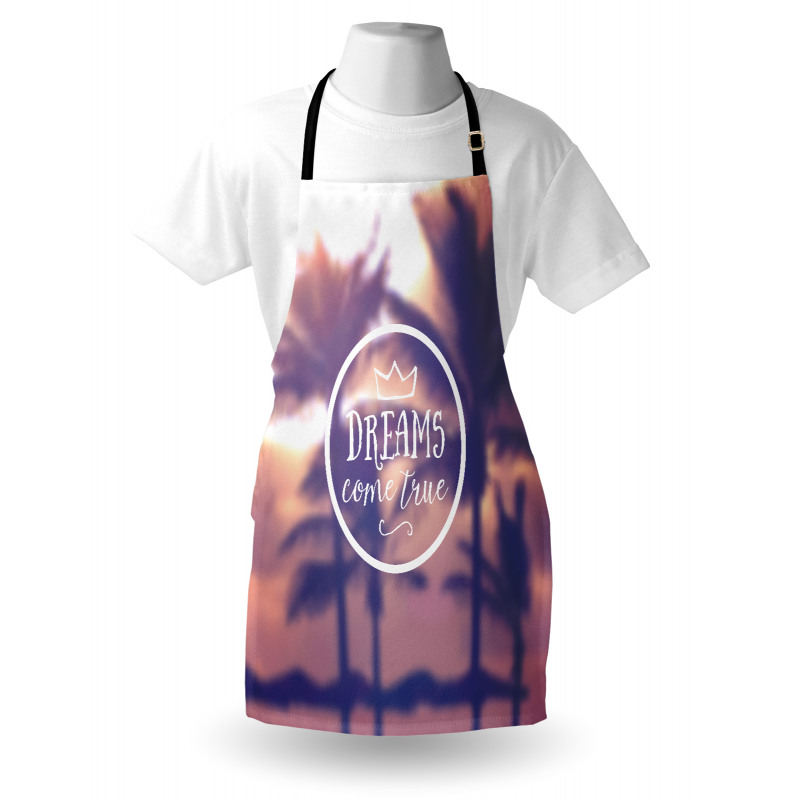 Dreams Come True Text Apron