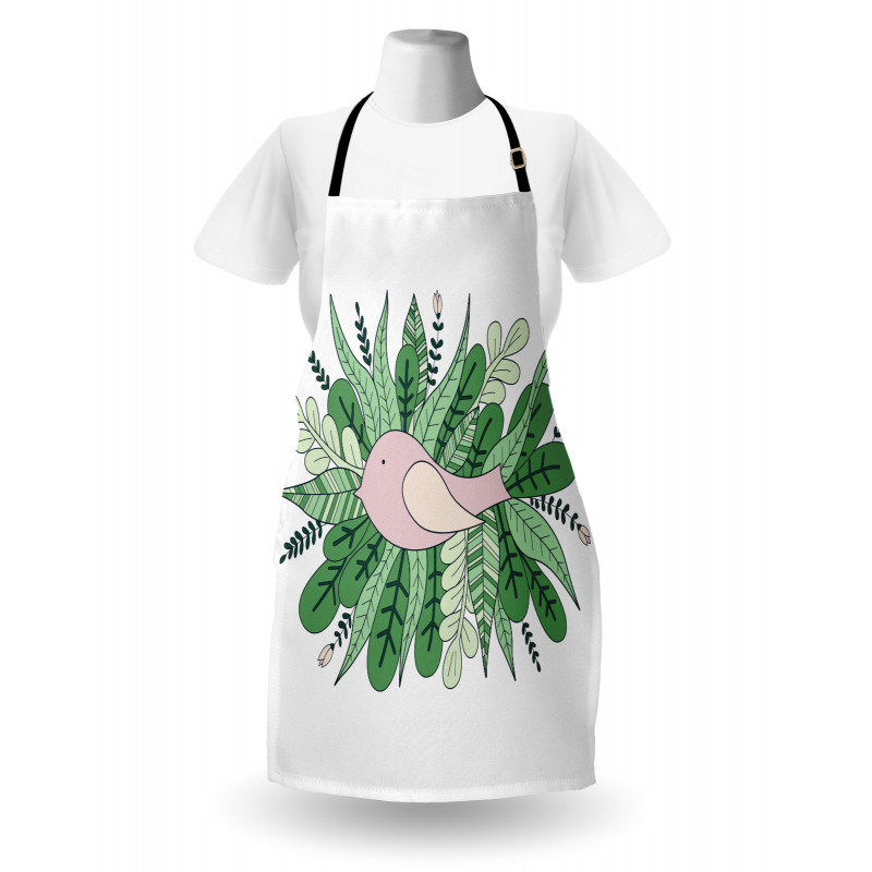 Tiny Sparrownd Leaves Apron