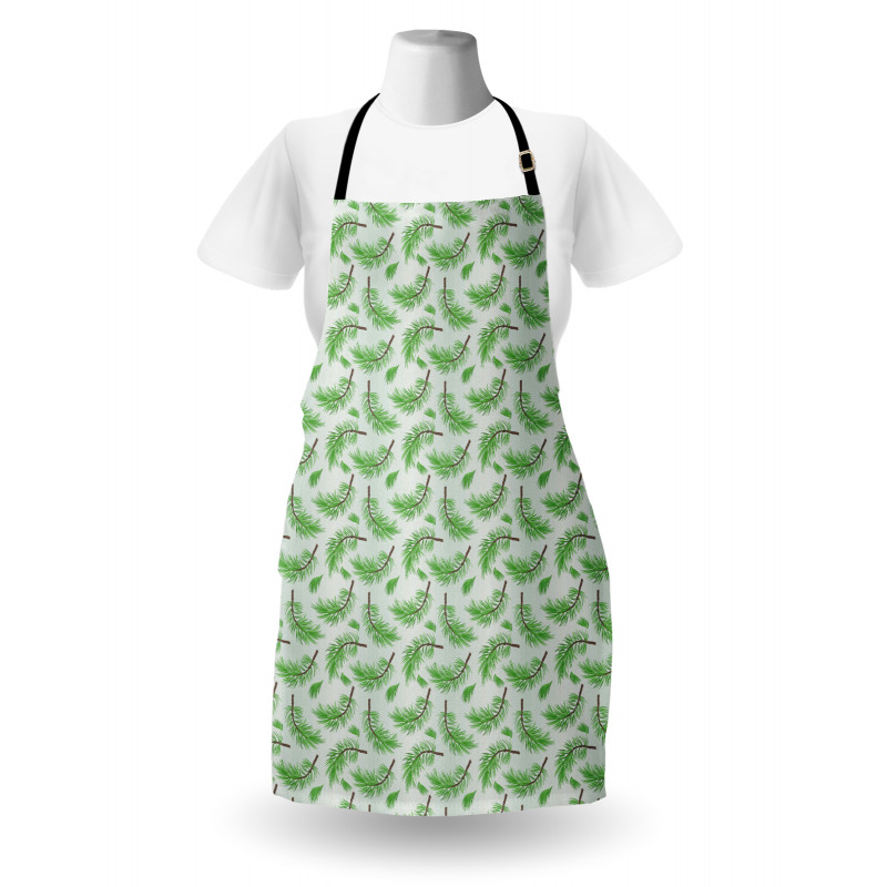 Falling Pine Tree Branches Apron