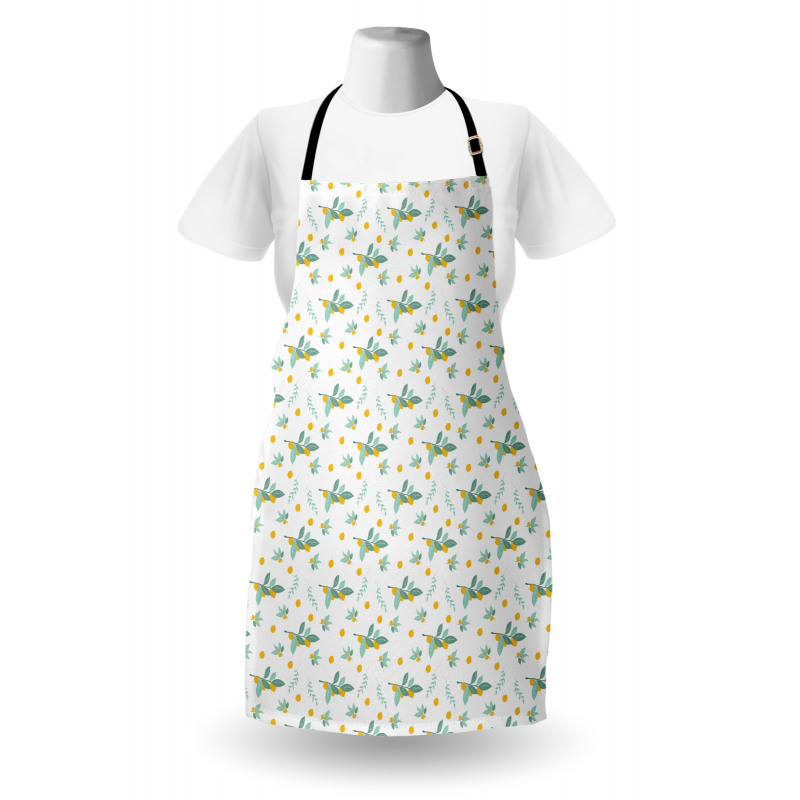 Citrus Fruits and Leaves Apron