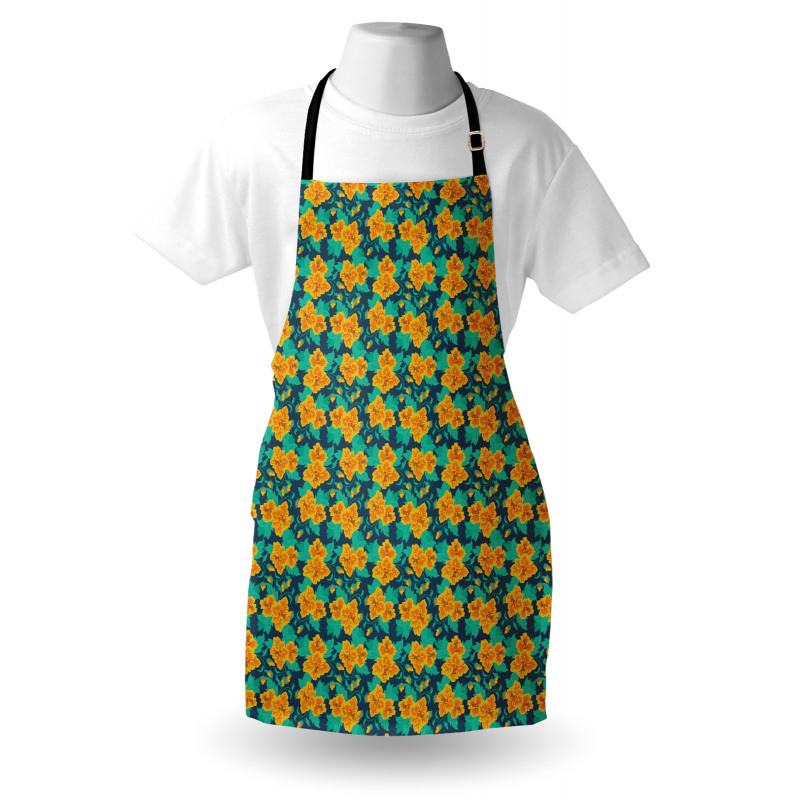 Romantic Summery Flowers Apron