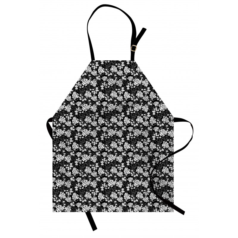 Rose Blossoms and Birds Apron